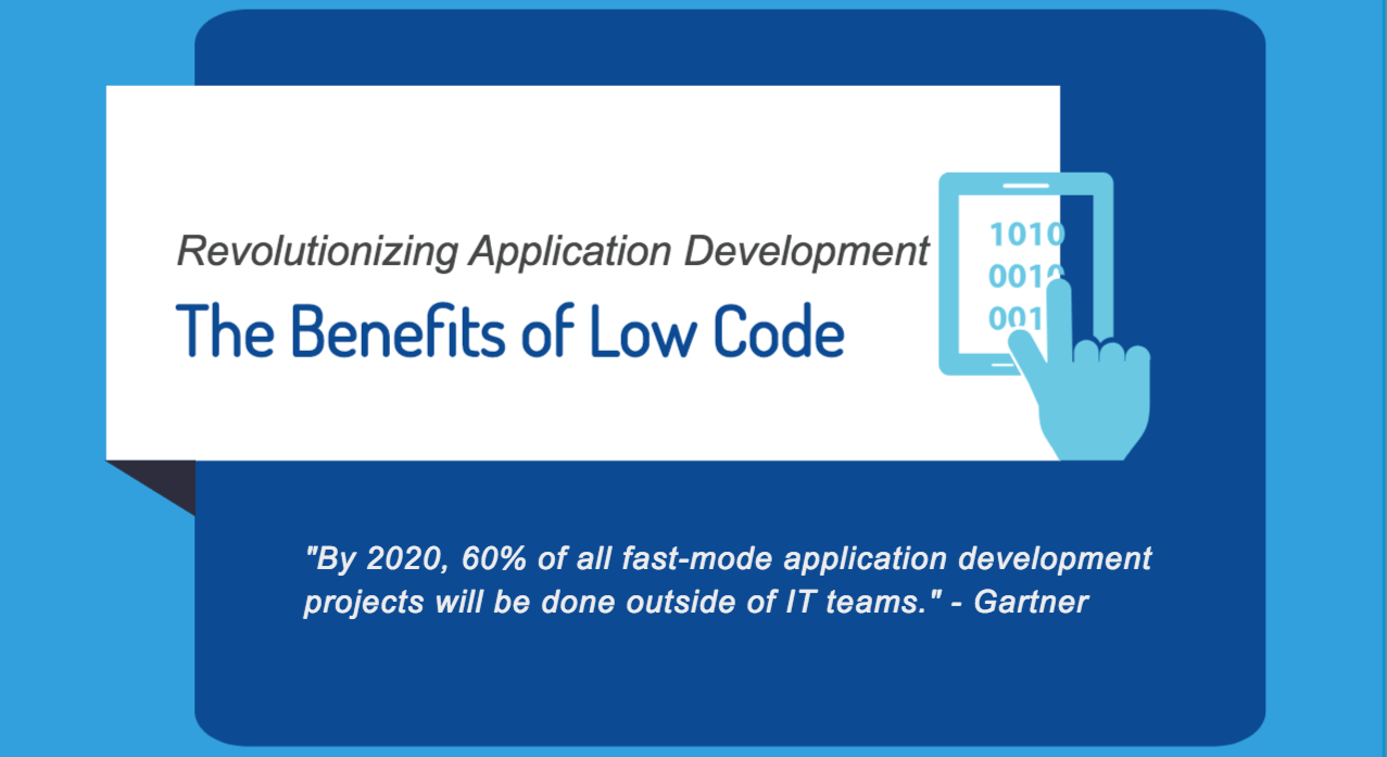 low code application development benefits